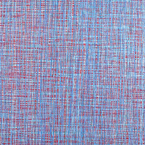  Susanne Lyner, 2011_19, les solitaires, 70 x70, Acryl geworfen auf Baumwolle