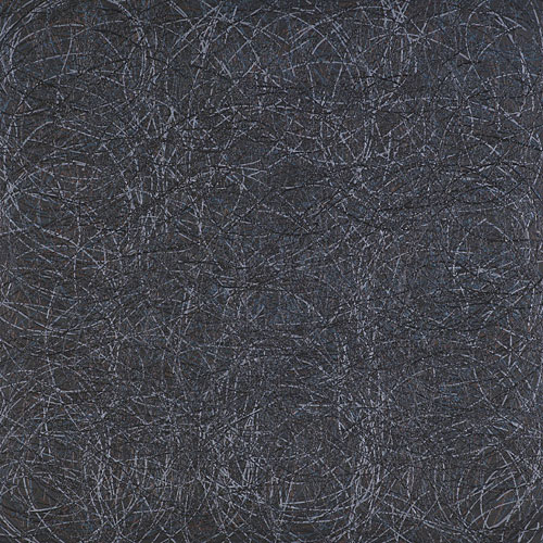 Susanne Lyner, 2011_33, SchwarzZeichen, 70 x 70, Acryl geworfen auf Baumwolle