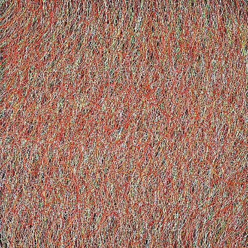 Susanne Lyner, 2013_16, SchwarzGrundig, 80 x 80 cm, Acryl auf Baumwolle