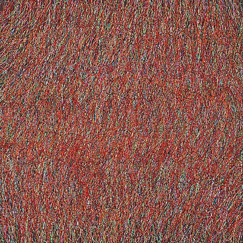 Susanne Lyner, 2013_17, SchwarzGrundig, 80 x 80 cm, Acryl auf Baumwolle