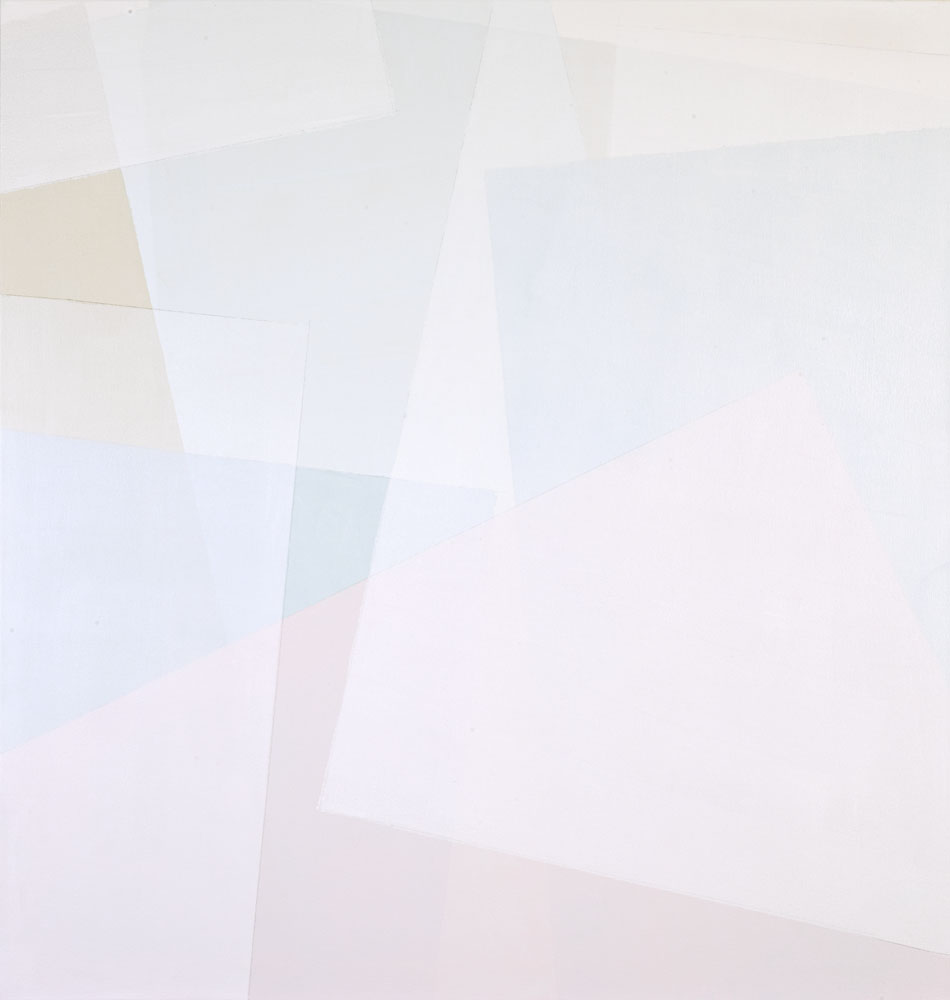 Susanne Lyner, Serie Gelindegesagt, 100 x 95 cm, Acryl auf Baumwolle Susanne Lyner, Serie Gelindegesagt, 100 x 95 cm, Acryl auf Baumwolle