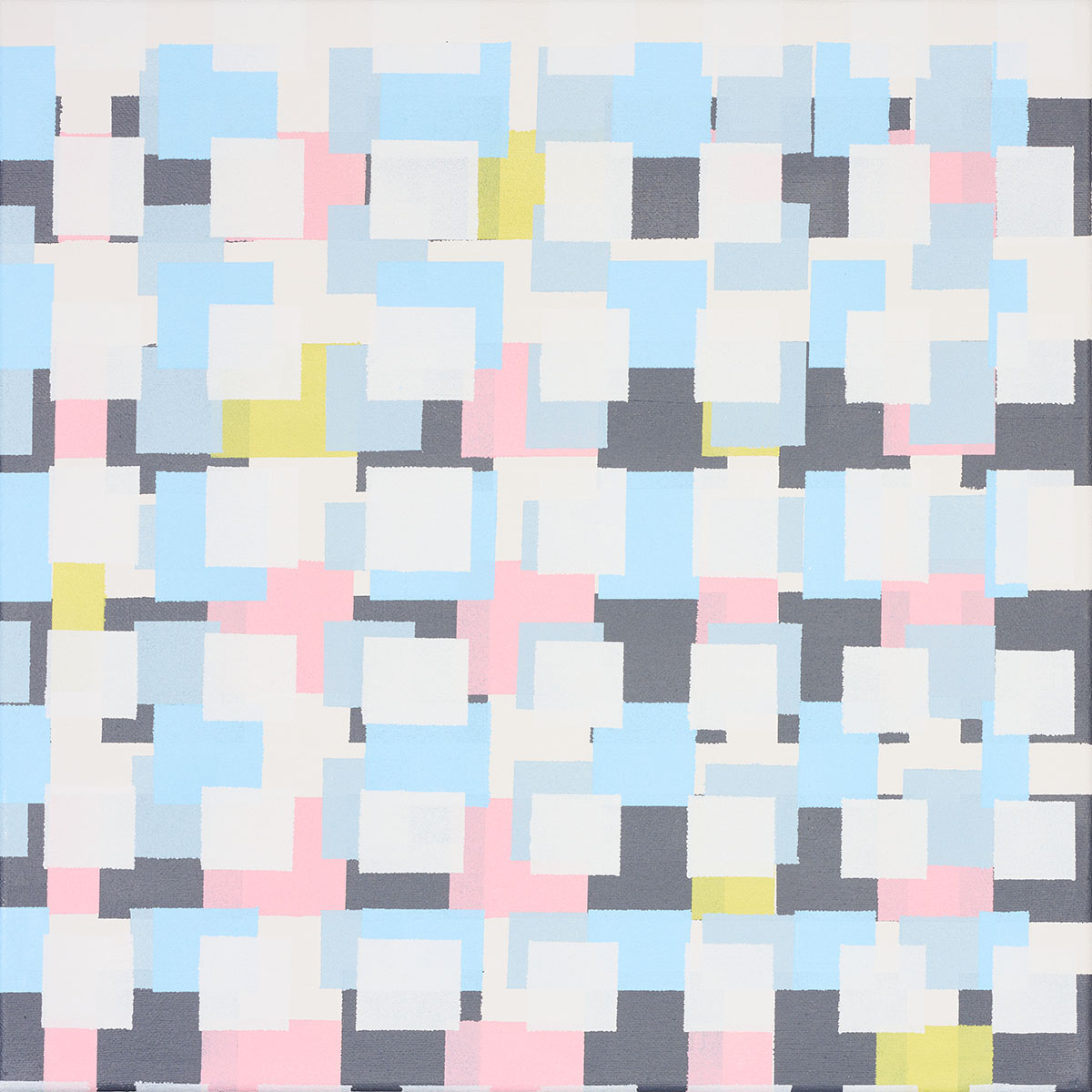 Susanne Lyner, 2019_09v70_winterbluesch, Acryl auf Baumwolle, 40 x 40 cm Susanne Lyner, 2019_09v70_winterbluesch, Acryl auf Baumwolle, 40 x 40 cm