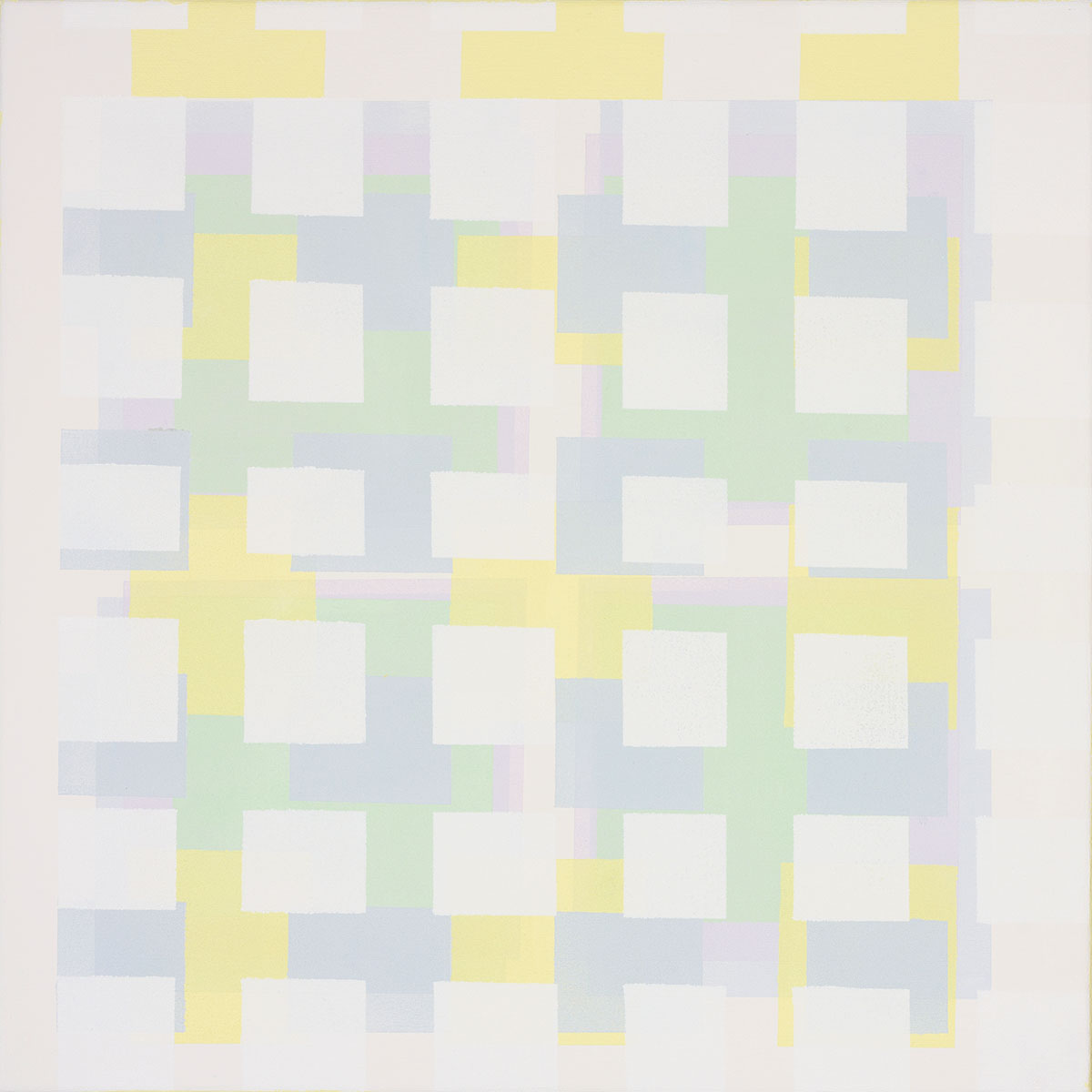 Susanne Lyner, 2019_12v70_winterbluesch, Acryl auf Baumwolle, 40 x 40 cm Susanne Lyner, 2019_12v70_winterbluesch, Acryl auf Baumwolle, 40 x 40 cm