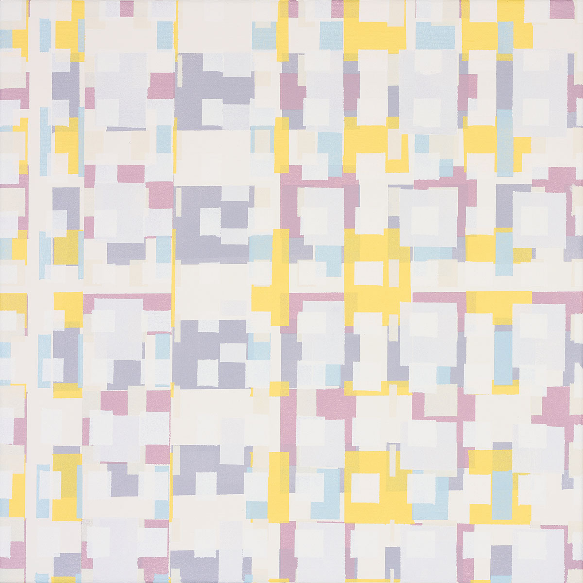 Susanne Lyner, 2019_15v70_winterbluesch, Acryl auf Baumwolle, 40 x 40 cm Susanne Lyner, 2019_15v70_winterbluesch, Acryl auf Baumwolle, 40 x 40 cm