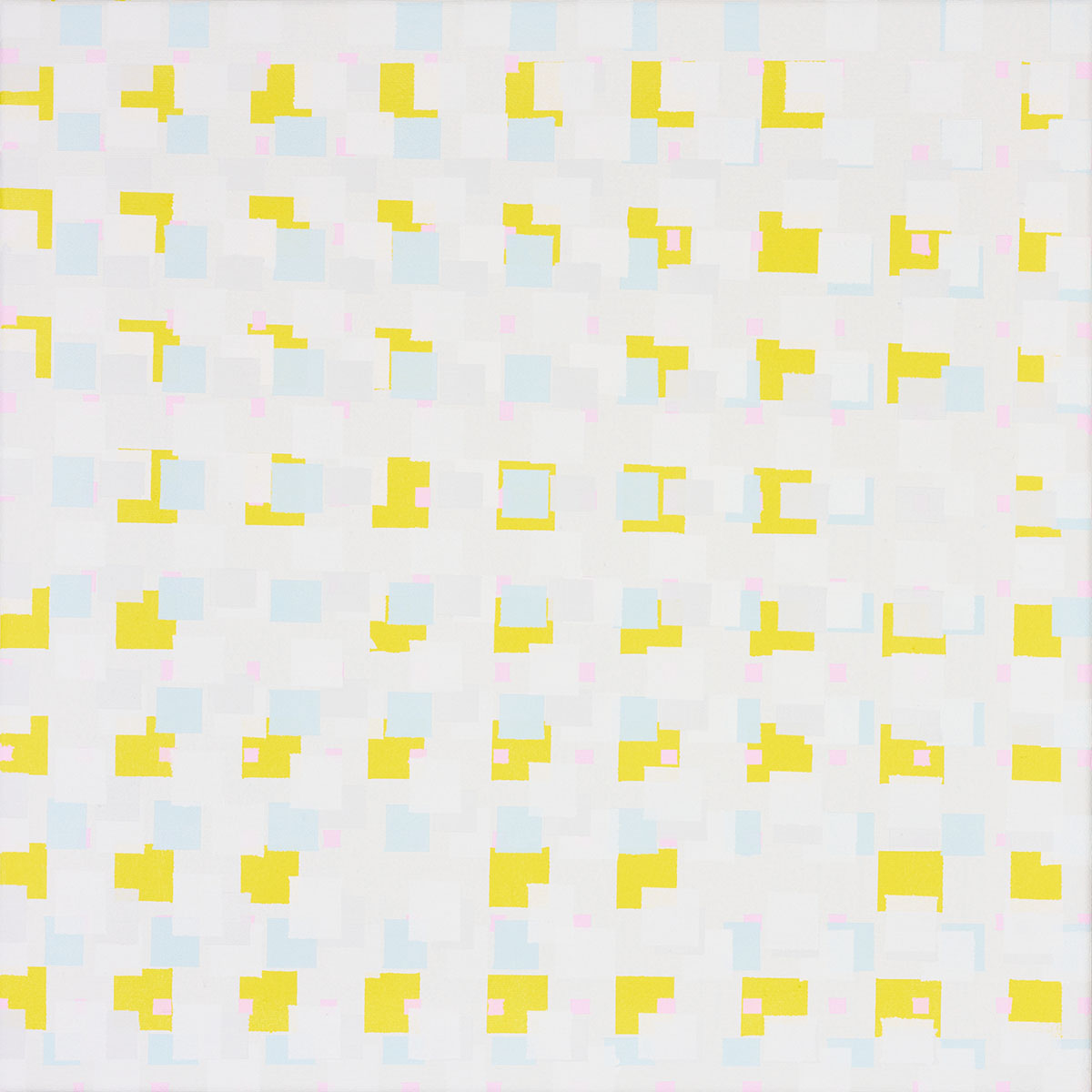 Susanne Lyner, 2019_53v70_winterbluesch, Acryl auf Baumwolle, 40 x 40 cm Susanne Lyner, 2019_53v70_winterbluesch, Acryl auf Baumwolle, 40 x 40 cm