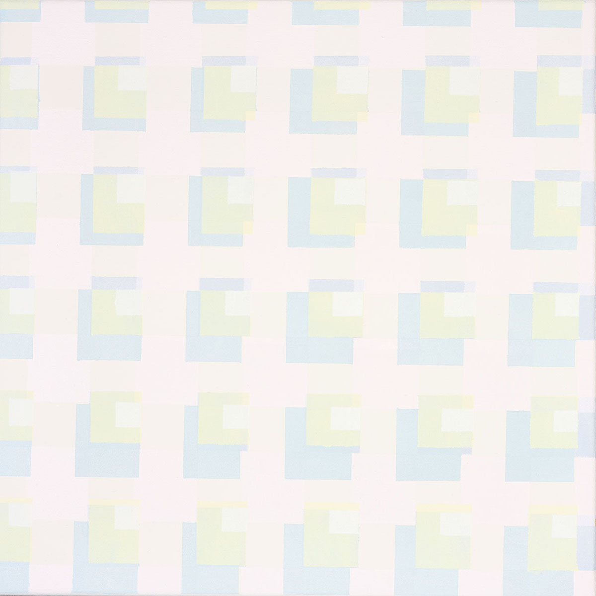 Susanne Lyner, 2019_69v70_winterbluesch, Acryl auf Baumwolle, 40 x 40 cm Susanne Lyner, 2019_69v70_winterbluesch, Acryl auf Baumwolle, 40 x 40 cm