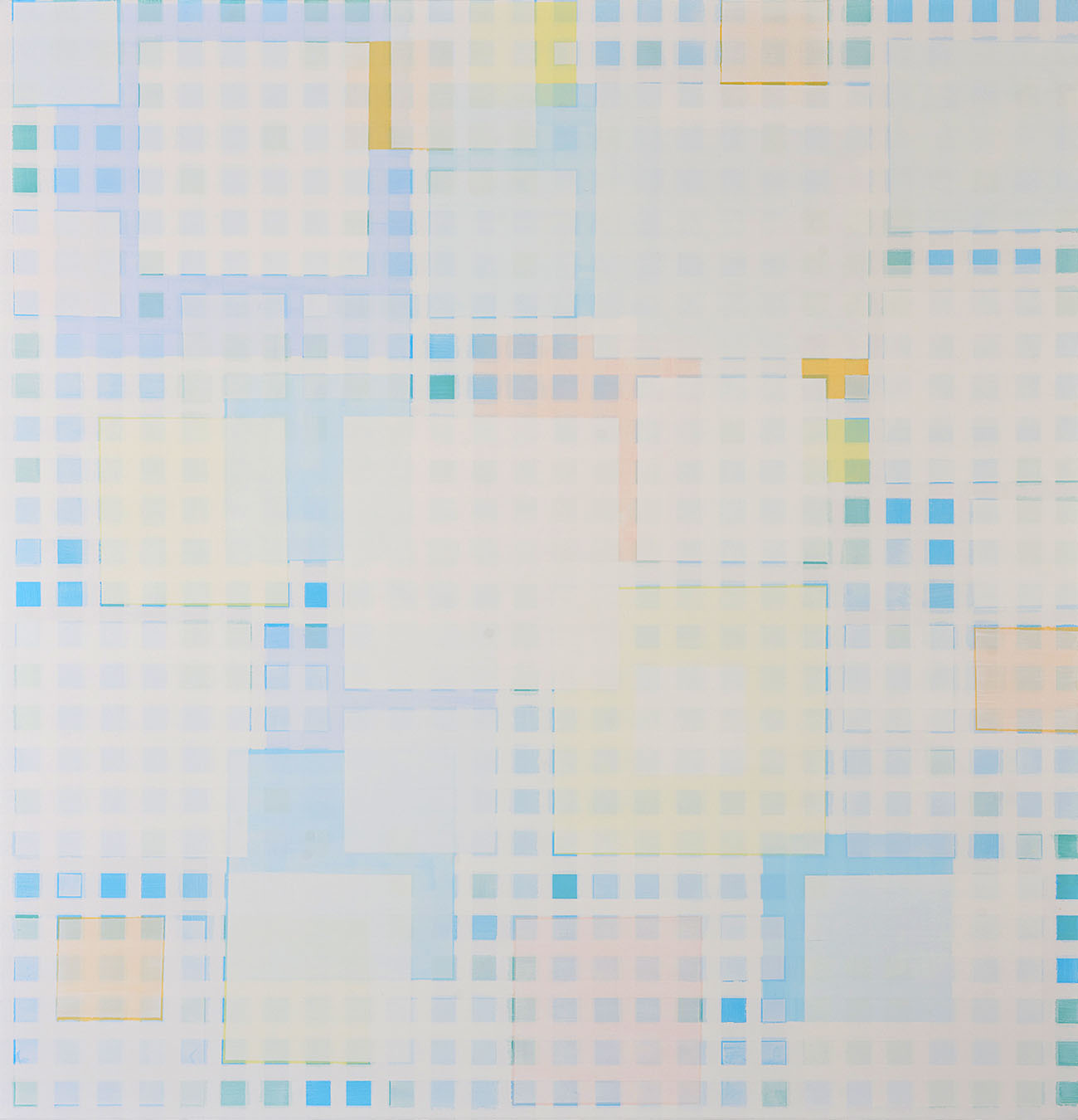 Susanne Lyner, 2020-01_jecroisquecasuffit, Acryl auf Baumwolle, 135 x 130 cm Susanne Lyner, 2020-01_jecroisquecasuffit, Acryl auf Baumwolle, 135 x 130 cm