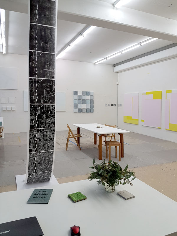 Susanne Lyner, Atelier im November 2017